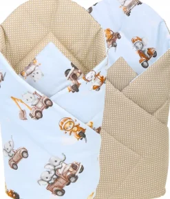 Babymam kokon niemowlęcy gniazdo kojec minky 7 el.