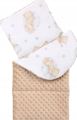 Babymam kokon niemowlęcy gniazdo kojec minky 7 el.