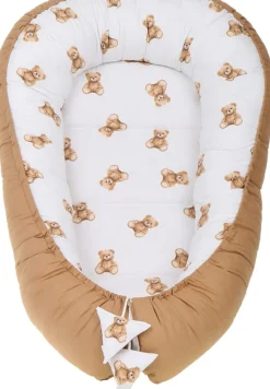 Babymam kokon niemowlęcy gniazdo kojec minky 7 el.
