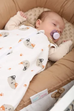Babymam kokon niemowlęcy gniazdo kojec minky 7 el.