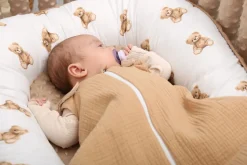 Babymam kokon niemowlęcy gniazdo kojec minky 7 el.