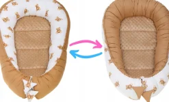 Babymam kokon niemowlęcy gniazdo kojec minky 7 el.