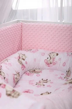 Babymam kokon niemowlęcy gniazdo kojec minky 7 el.
