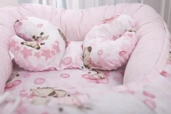 Babymam kokon niemowlęcy gniazdo kojec minky 7 el.
