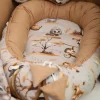 Babymam kokon niemowlęcy gniazdo kojec minky 7 el.