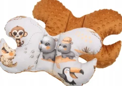Babymam kokon niemowlęcy gniazdo kojec minky 7 el.
