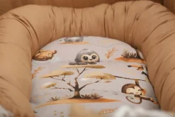 Babymam kokon niemowlęcy gniazdo kojec minky 7 el.