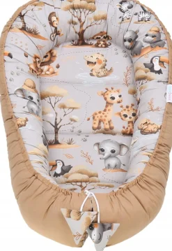 Babymam kokon niemowlęcy gniazdo kojec minky 7 el.