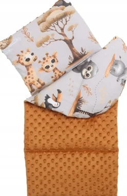 Babymam kokon niemowlęcy gniazdo kojec minky 7 el.