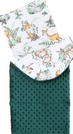 Babymam kokon niemowlęcy gniazdo kojec minky 7 el.