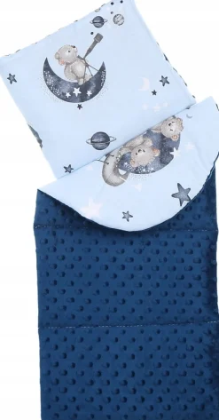 Babymam kokon niemowlęcy gniazdo kojec minky 7 el.