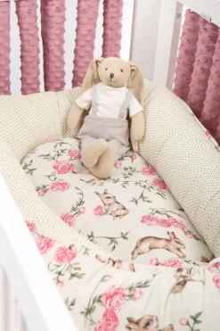 Babymam kokon niemowlęcy gniazdo kojec minky 7 el.
