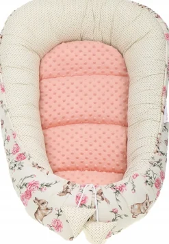 Babymam kokon niemowlęcy gniazdo kojec minky 7 el.