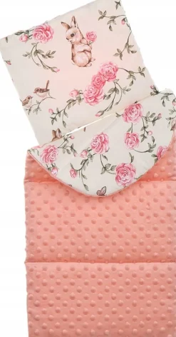 Babymam kokon niemowlęcy gniazdo kojec minky 7 el.