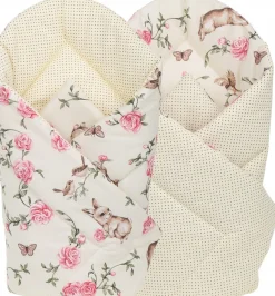 Babymam kokon niemowlęcy gniazdo kojec minky 7 el.