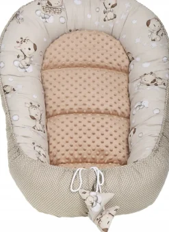 Babymam kokon niemowlęcy gniazdo kojec minky 7 el.