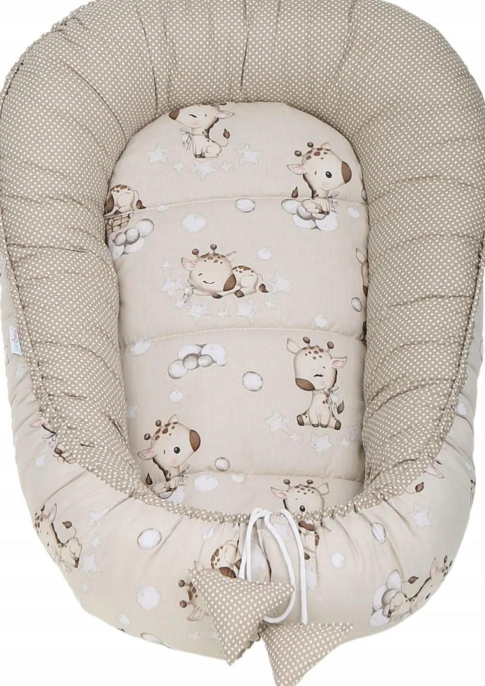 Babymam kokon niemowlęcy gniazdo kojec minky 7 el.