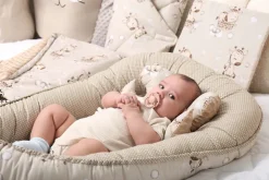 Babymam kokon niemowlęcy gniazdo kojec minky 7 el.