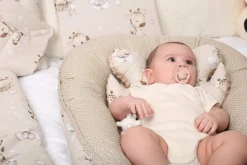 Babymam kokon niemowlęcy gniazdo kojec minky 7 el.
