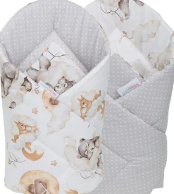 Babymam kokon niemowlęcy gniazdo kojec minky 7 el.