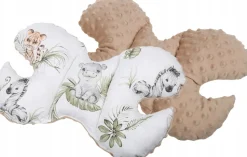 Babymam kokon niemowlęcy gniazdo kojec minky 7 el.