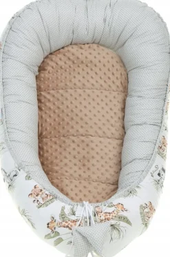 Babymam kokon niemowlęcy gniazdo kojec minky 7 el.