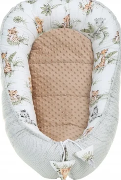 Babymam kokon niemowlęcy gniazdo kojec minky 7 el.