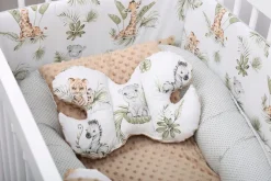Babymam kokon niemowlęcy gniazdo kojec minky 7 el.