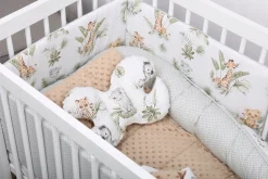 Babymam kokon niemowlęcy gniazdo kojec minky 7 el.