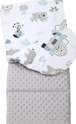 Babymam kokon niemowlęcy gniazdo kojec minky 7 el.