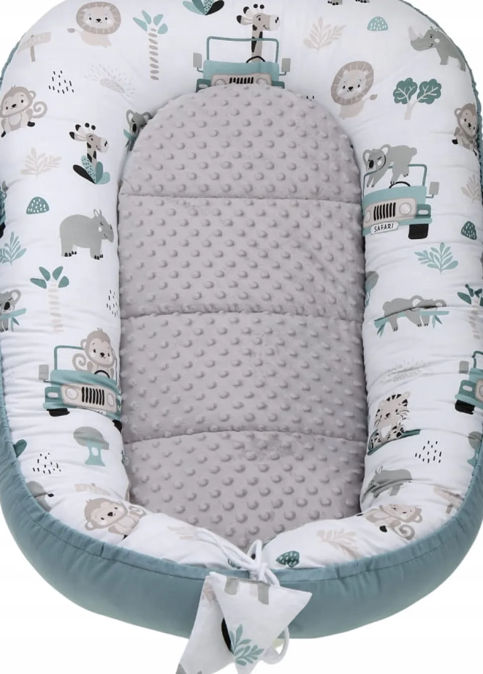 Babymam kokon niemowlęcy gniazdo kojec minky 7 el.