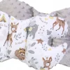 Babymam kokon niemowlęcy gniazdo kojec minky 7 el.