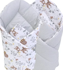 Babymam kokon niemowlęcy gniazdo kojec minky 7 el.