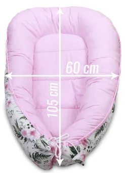 Babymam kokon niemowlęcy gniazdo kojec minky 7 el.