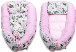 Babymam kokon niemowlęcy gniazdo kojec minky 7 el.