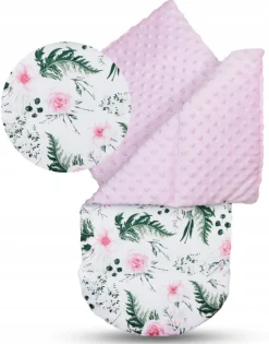Babymam kokon niemowlęcy gniazdo kojec minky 7 el.