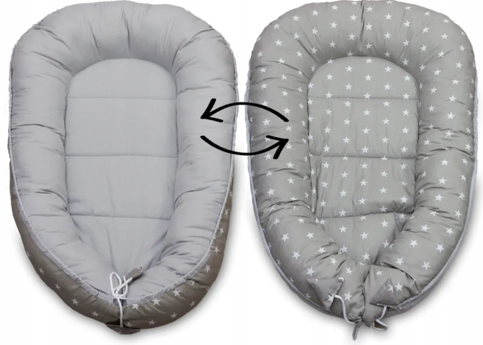 Babymam kokon niemowlęcy gniazdo kojec minky 7 el.