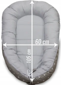 Babymam kokon niemowlęcy gniazdo kojec minky 7 el.
