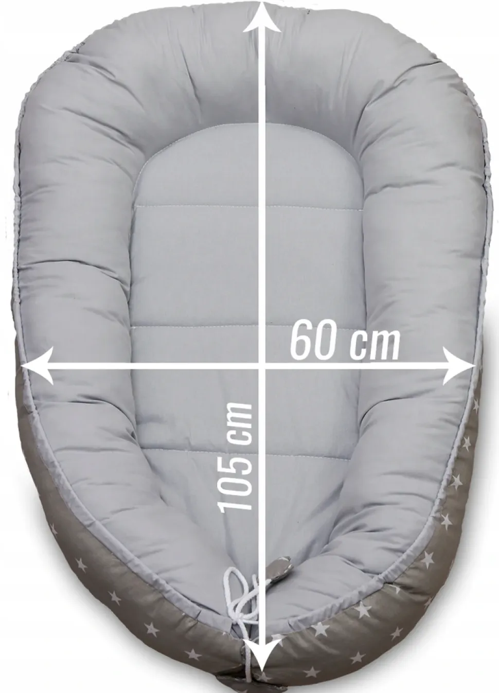 Babymam kokon niemowlęcy gniazdo kojec minky 7 el.