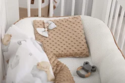 Babymam komplet minky do wózka kocyk + poduszka