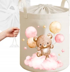 Babymam kosz na zabawki ubrania pranie duży zamykany pojemnik organizer