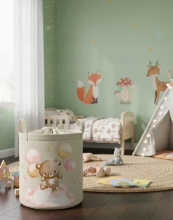 Babymam kosz na zabawki ubrania pranie duży zamykany pojemnik organizer