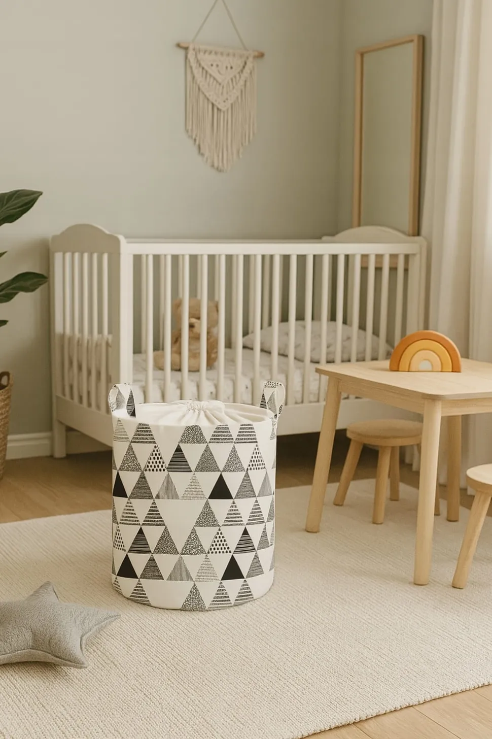 Babymam kosz na zabawki ubrania pranie duży zamykany pojemnik organizer