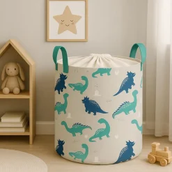 Babymam kosz na zabawki ubrania pranie duży zamykany pojemnik organizer