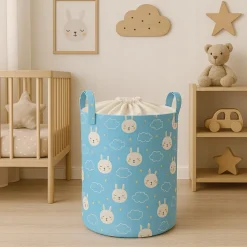Babymam kosz na zabawki ubrania pranie duży zamykany pojemnik organizer