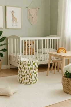 Babymam kosz na zabawki ubrania pranie duży zamykany pojemnik organizer