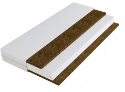 Babymam materac łóżeczka 120x60 kokos pianka kokos