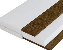 Babymam materac łóżeczka 120x60 kokos pianka kokos