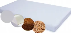 Babymam materac łóżeczka 120x60 kokos pianka gryka