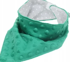 Babymam miękki śliniak apaszka minky na rzepy 2w1